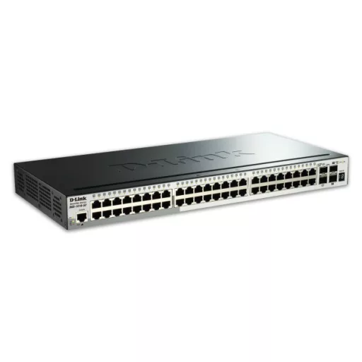 D-Link DGS-1510-52X hálózati kapcsoló Vezérelt L3 Gigabit Ethernet (10/100/1000) 1U Fekete