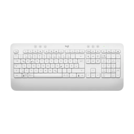 Logitech 920-011022 billentyűzet Egér mellékelve Irodai Bluetooth QWERTZ Német Fehér
