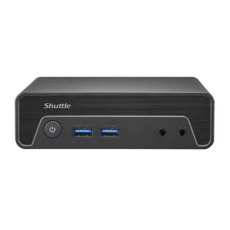   Shuttle Nano PC NE10N 0,6 liter méretű számítógép Fekete N100 Intel® SoC