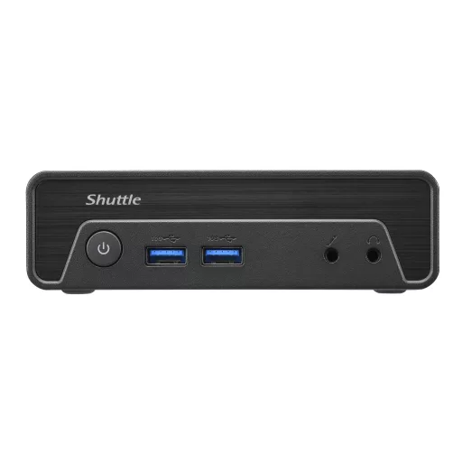 Shuttle Nano PC NE10N 0,6 liter méretű számítógép Fekete N100 Intel® SoC