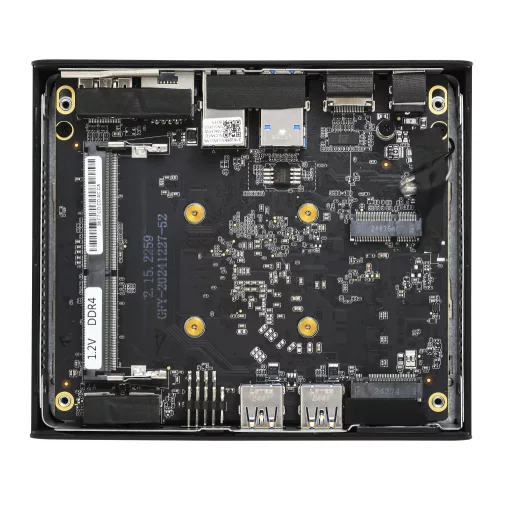 Shuttle Nano PC NE10N 0,6 liter méretű számítógép Fekete N100 Intel® SoC