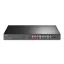TP-Link TL-SL1218P hálózati kapcsoló Beállítást nem igénylő (unmanaged) Gigabit Ethernet (10/100/1000) Ethernet-áramellátás (PoE) támogatása 1U Fekete