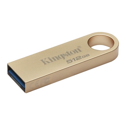 Kingston Technology DataTraveler SE9 G3 USB flash meghajtó 512 GB USB A típus 3.2 Gen 1 (3.1 Gen 1) Arany