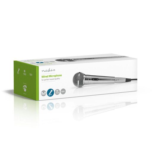 Nedis MPWD45GY mikrofon Ezüst Műszermikrofon
