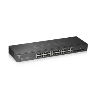   Zyxel GS1920-24V2 Vezérelt Gigabit Ethernet (10/100/1000) Fekete