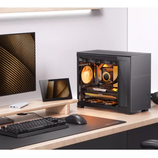 Jonsbo D31 MESH Midi Tower Fekete