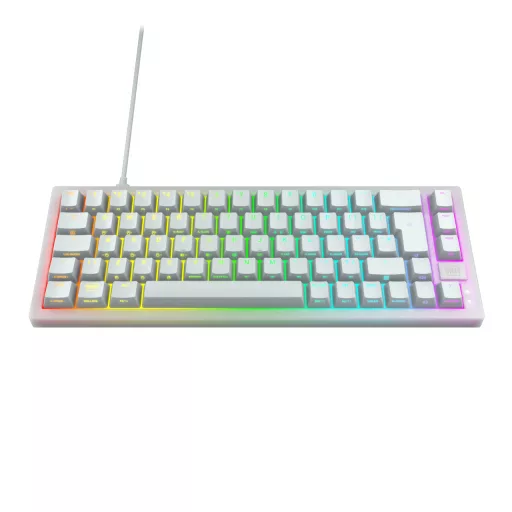 CHERRY K5V2 Compact billentyűzet Játék USB QWERTZ Német Fehér