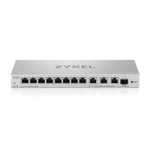 Zyxel XGS1250-12 Vezérelt L2 10G Ethernet (100/1000/10000) Szürke