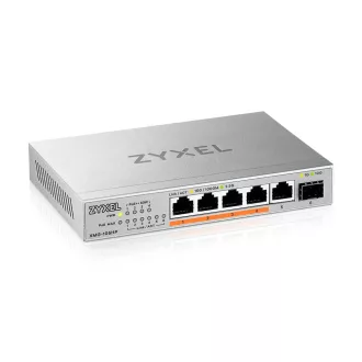   Zyxel XMG-105HP Beállítást nem igénylő (unmanaged) 2.5G Ethernet (100/1000/2500) Ethernet-áramellátás (PoE) támogatása Ezüst