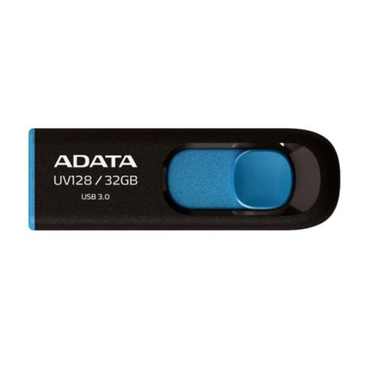 ADATA DashDrive UV128 128GB USB flash meghajtó USB A típus 3.2 Gen 1 (3.1 Gen 1) Fekete, Kék