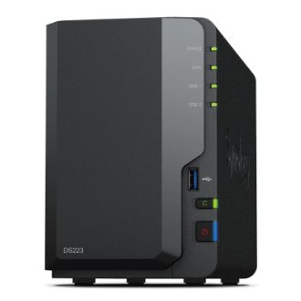   Synology DiskStation DS223 tárolószerver NAS Asztali Realtek RTD1619B 2 GB DDR4 0 TB