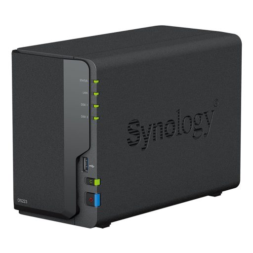 Synology DiskStation DS223 tárolószerver NAS Asztali Realtek RTD1619B 2 GB DDR4 0 TB