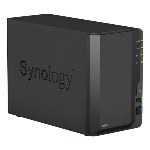 Synology DiskStation DS223 tárolószerver NAS Asztali Realtek RTD1619B 2 GB DDR4 0 TB