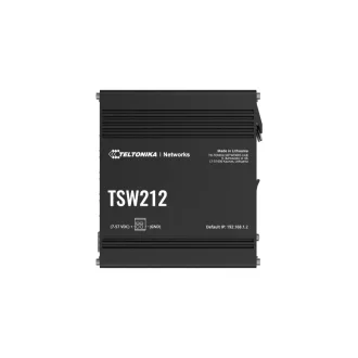  Teltonika TSW212 Vezérelt L2 Gigabit Ethernet (10/100/1000) Fekete