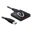 DeLOCK USB 3.0 Card Reader All in 1 kártyaolvasó USB 3.2 Gen 1 (3.1 Gen 1) Fekete