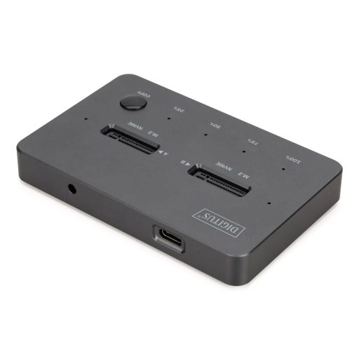 Digitus DA-71545-1 dokkoló állomás tárolóegységhez USB 3.2 Gen 1 (3.1 Gen 1) Type-C Fekete