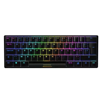   Sharkoon SGK50 S4 billentyűzet Játék USB AZERTY Francia Fekete