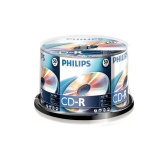 Philips CR7D5NB50/00 írható CD 700 MB 52x 50 db