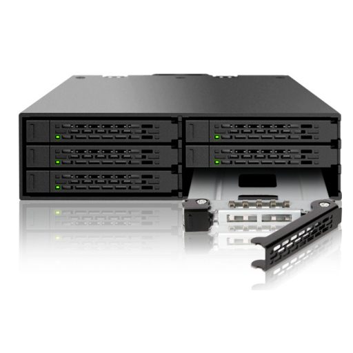 Icy Dock MB996SP-6SB lemeztömb 0 TB Fekete