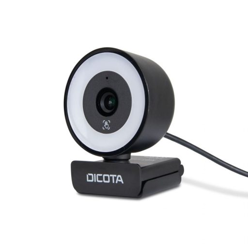 DICOTA D32066 webkamera 5 MP 2592 x 1944 pixelek USB 2.0 Fekete