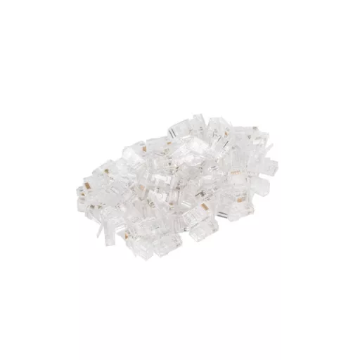 Lanberg PLU-5000 huzalcsatlakozó RJ-45 Átlátszó