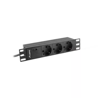 Lanberg PDU-03F-0200-IEC-BK áramelosztó egység (PDU) 1U