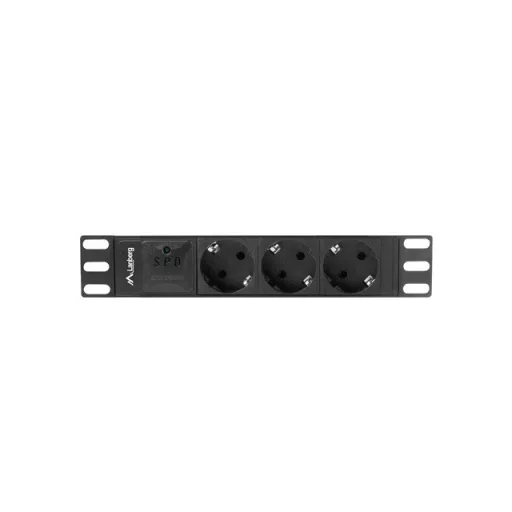 Lanberg PDU-03F-0200-IEC-BK áramelosztó egység (PDU) 1U