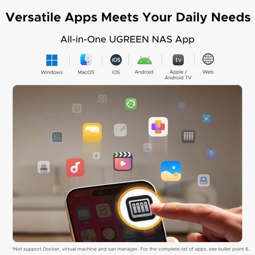 Ugreen DH2300 NAS Mini Tower 4 GB Szürke