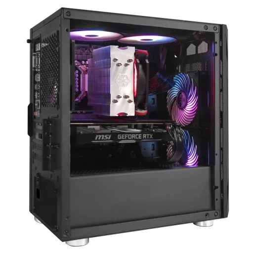 Silverstone FARA H1M Micro Tower Fekete