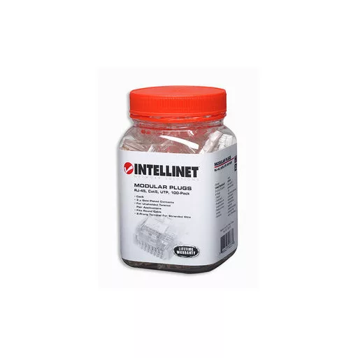 Intellinet 502375 huzalcsatlakozó RJ-45 Átlátszó