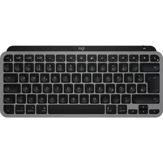   Logitech MX Keys Mini For Mac billentyűzet Otthoni/irodai Bluetooth QWERTZ Német Fekete, Szürke