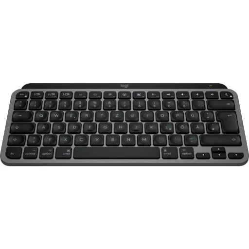 Logitech MX Keys Mini For Mac billentyűzet Otthoni/irodai Bluetooth QWERTZ Német Fekete, Szürke