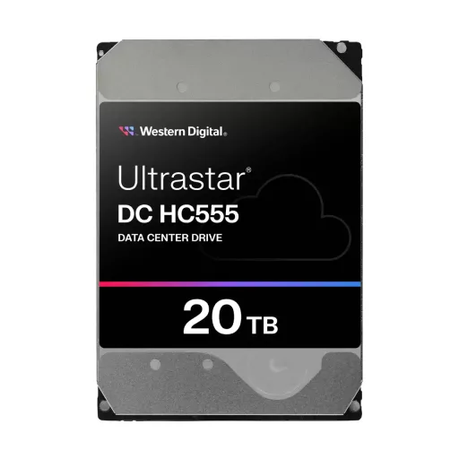 Western Digital Ultrastar DC HC555 20 TB 7200 RPM 512 MB 3.5" Serial ATA III