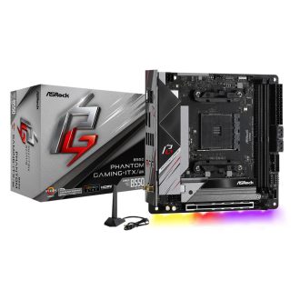   Asrock B550 Phantom Gaming-ITX/a AMD B550 AM4 foglalat mini ITX