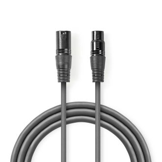 Nedis COTG15010GY200 audio kábel XLR (3-pin) Szürke