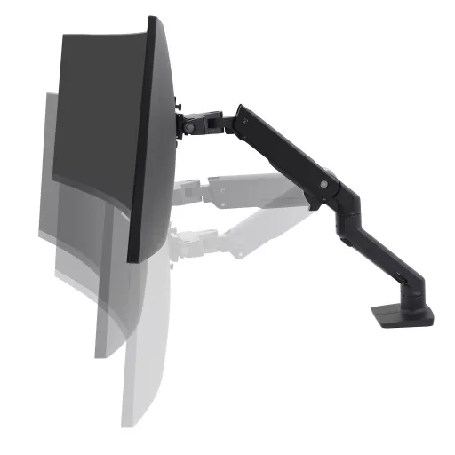 Ergotron HX Series 45-647-224 asztali TV konzol 124,5 cm (49") Fekete