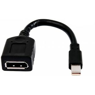   HP Single miniDP-to-DP Adapter Cable DisplayPort Mini DisplayPort Fekete