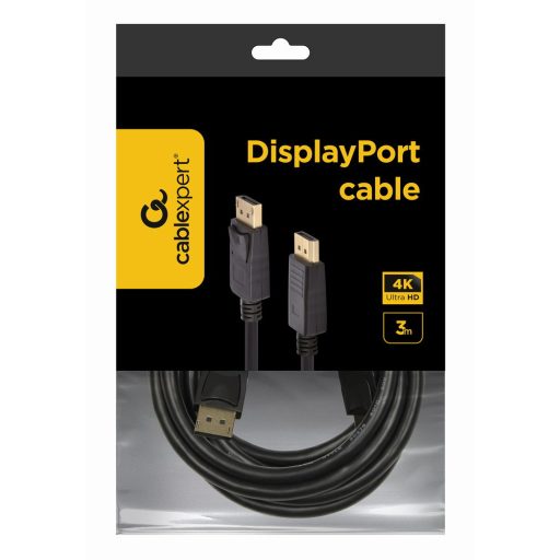 Gembird CC-DP2-10 DisplayPort kábel 3 M Fekete