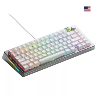  Glorious Gaming GMMK 3 PRO 75% Prebuilt billentyűzet Játék USB QWERTY Amerikai angol Ezüst