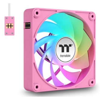   Thermaltake CL-F225-PL12PK-A számítógépes hűtőrendszer Számítógép ház Hűtő 12 cm Rózsaszín 3 db