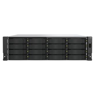   QNAP TS-H1677AXU-RP Tárolószerver Rack (3U) AMD Ryzen™ 7 7745 32 GB DDR5 0 TB QNAP QTS Fekete, Szürke