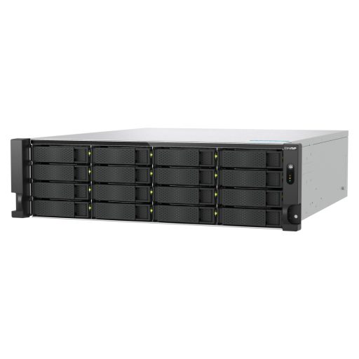 QNAP TS-H1677AXU-RP Tárolószerver Rack (3U) AMD Ryzen™ 7 7745 32 GB DDR5 0 TB QNAP QTS Fekete, Szürke
