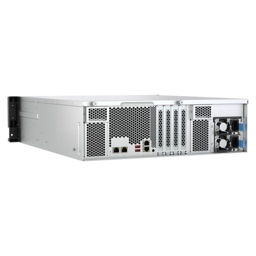 QNAP TS-H1677AXU-RP Tárolószerver Rack (3U) AMD Ryzen™ 7 7745 32 GB DDR5 0 TB QNAP QTS Fekete, Szürke