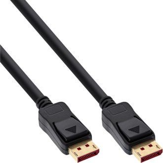 InLine 17201P DisplayPort kábel 1 M Fekete