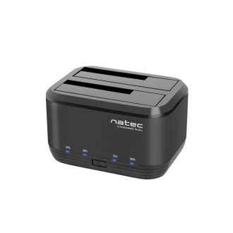 NATEC Kangaroo Dual USB 3.2 Gen 1 (3.1 Gen 1) Type-A Fekete