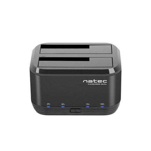 NATEC Kangaroo Dual USB 3.2 Gen 1 (3.1 Gen 1) Type-A Fekete