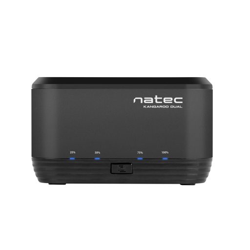 NATEC Kangaroo Dual USB 3.2 Gen 1 (3.1 Gen 1) Type-A Fekete