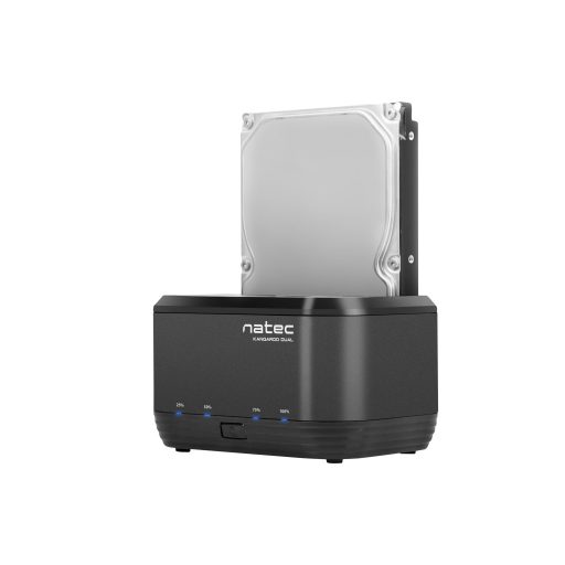 NATEC Kangaroo Dual USB 3.2 Gen 1 (3.1 Gen 1) Type-A Fekete