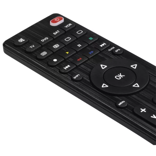 Hama 00012306 távirányító Vezeték nélküli infravörös DVD/Blu-ray, STB, TV, VCR Nyomógombok