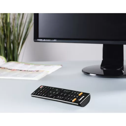 Hama 00012306 távirányító Vezeték nélküli infravörös DVD/Blu-ray, STB, TV, VCR Nyomógombok